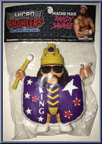 Macho Man Randy Savage from Micro Brawlers - Basic Series manufactured by ProWrestlingTees [Front]
