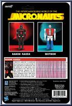 Baron Karza from Micronauts - ReAction+ Figures manufactured by Super7 [Back]