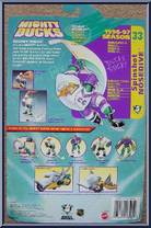 Nosedive (Spinshot) from Mighty Ducks - Hockey Superstars manufactured by Mattel [Back]