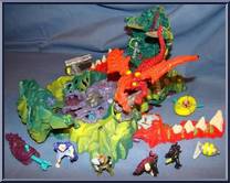 Storms Dragon Island from Mighty Max - Playsets manufactured by Blue Bird [Loose]