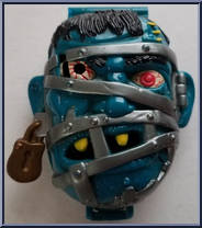 Tangles with Lockjaw from Mighty Max - Horror Heads manufactured by Blue Bird [Loose]