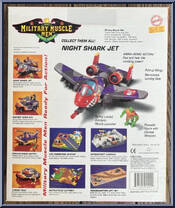 Night Shark Jet from Military Muscle Men - Accessories manufactured by Original San Francisco Toymakers [Back]