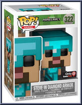 Steve In Diamond Armor from Minecraft - Pop! Vinyl Figures manufactured by Funko [Front]