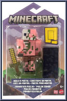Zombified Piglin from Minecraft - Build-A-Portal manufactured by Mattel [Front]