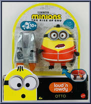 Otto from Minions - Rise of Gru - Loud 'n Rowdy manufactured by Mattel [Front]