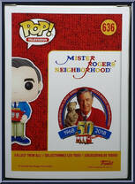 Mister Rogers (Blue Sweater / Trolley) from Mister Rogers' Neighborhood - Pop! Vinyl Figures manufactured by Funko [Back]