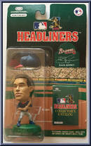 Dave Justice from MLB Headliners - 1996 Season manufactured by Corinthian [Front]
