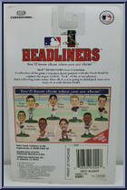 Fred McGriff from MLB Headliners - 1996 Season manufactured by Corinthian [Back]