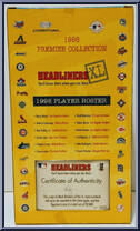 Mark McGwire from MLB Headliners - 1998 Season - XL manufactured by Corinthian [Back]