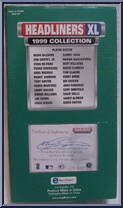 Nomar Garciaparra from MLB Headliners - 1999 Season - XL manufactured by Corinthian [Back]