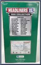 Roger Clemens (Hobby Exclusive) from MLB Headliners - 1999 Season - XL manufactured by Corinthian [Back]