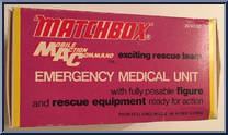 Emergency Medical Unit from Mobile Action Command - Basic Series manufactured by Matchbox [Front]