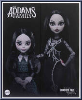 Addams Family (Morticia / Wednesday) from Monster High - Skullector manufactured by Mattel [Front]