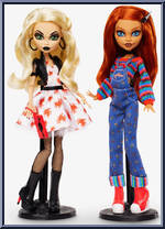 Chucky / Tiffany from Monster High - Skullector manufactured by Mattel [Loose]