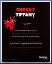 Chucky / Tiffany from Monster High - Skullector manufactured by Mattel [Back]