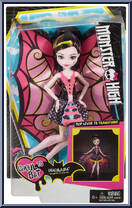 Draculaura (Ghoul to Bat) (Version 2) from Monster High - Transforming Ghouls manufactured by Mattel [Front]