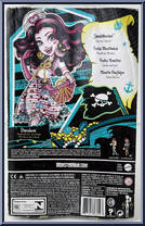 Draculaura (Nautical Ghouls) from Monster High - Shriekwrecked manufactured by Mattel [Back]