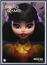 Squid Game Young-hee from Monster High - Skullector manufactured by Mattel [Front]