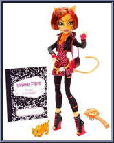 Toralei Stripe from Monster High - Campus Stroll manufactured by Mattel [Loose]