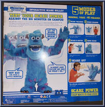 Interactive Scare Sulley from Monsters University - Electronic manufactured by Spinmaster [Back]