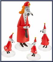 Fillyjonk & Her Three Children from Moomin - Series 4 manufactured by Medicom [Loose]