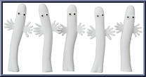 Hattifattener (5 Figures) from Moomin - Series 1 manufactured by Medicom [Loose]