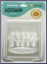 Hattifattener (5 Figures) from Moomin - Series 1 manufactured by Medicom [Front]