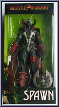 Spawn (with Axe) from Mortal Kombat - Basic Series manufactured by McFarlane [Front]