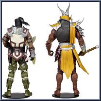 Sub-Zero vs. Shao Kahn from Mortal Kombat - Mortal Kombat 11 manufactured by McFarlane [Loose]