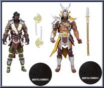 Sub-Zero vs. Shao Kahn from Mortal Kombat - Mortal Kombat 11 manufactured by McFarlane [Loose]