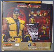 Scorpion (Mortal Kombat 3) from Mortal Kombat - Basic Series manufactured by Storm Collectibles [Back]