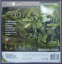 Warrior Alien (Alien Resurrection) from Movie Maniacs - Series 6 manufactured by McFarlane [Back]
