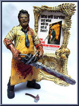 Leatherface (Extra Bloody Packaging) from Movie Maniacs - Series 1 - Rated R manufactured by McFarlane [Loose]
