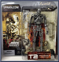 Terminator T-800 Endoskeleton from Movie Maniacs - Series 5 manufactured by McFarlane [Front]
