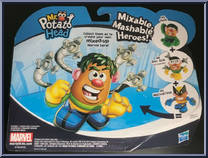 Hulk & Wolverine from Mr. Potato Head - Marvel - Mashable manufactured by Hasbro [Back]