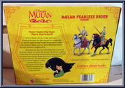 Mulan Fearless Rider from Mulan - Gift Sets manufactured by Mattel [Back]