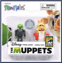 Formal Kermit / Formal Piggy from Muppets - Minimates - Exclusives manufactured by Diamond Select [Front]