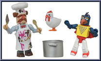 Stunt Show Gonzo / Swedish Chef (Batter Damaged) Action Figure