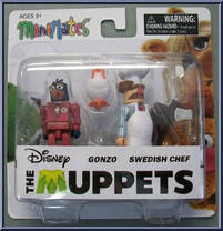 Gonzo / Swedish Chef from Muppets - Minimates - Series 1 manufactured by Diamond Select [Front]
