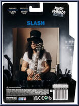 Slash from Music Maniacs - Rock manufactured by McFarlane [Back]
