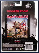 Trooper Eddie (Iron Madien) from Music Maniacs - Metal manufactured by McFarlane [Back]