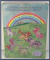 Blue Belle from My Little Pony - 35th Anniversary - Original 1983 Collection manufactured by Bridge Direct [Back]