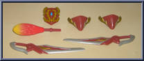 Pyre (Fire Dragon of Tara) from Mystic Knights of Tir Na Nog - Beasts manufactured by Bandai [Loose]