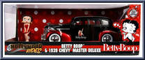 Betty Boop & 1939 Chevy Master Deluxe from Nano Hollywood Rides - Betty Boop manufactured by Jada Toys [Front]