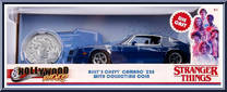 Billy's Chevy Camaro Z28 (with Collectible Coin) from Nano Hollywood Rides - Stranger Things manufactured by Jada Toys [Front]