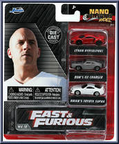 Lykan Hypersport / Ice Charge / Toyota Supra from Nano Hollywood Rides - Fast & Furious manufactured by Jada Toys [Front]