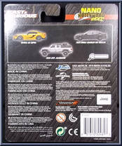 Dodge Charger / Zozo Jeep / Toyota Supra from Nano Hollywood Rides - Fast & Furious manufactured by Jada Toys [Back]
