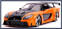 Han's Mazda RX-7 from Nano Hollywood Rides - Fast & Furious manufactured by Jada Toys [Loose]