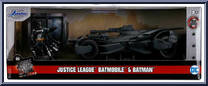 Justice League Batmobile & Batman from Nano Hollywood Rides - Batman manufactured by Jada Toys [Front]