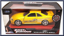 Leon's Nissan Skyline GT-R (BCNR331) from Nano Hollywood Rides - Fast & Furious manufactured by Jada Toys [Front]
